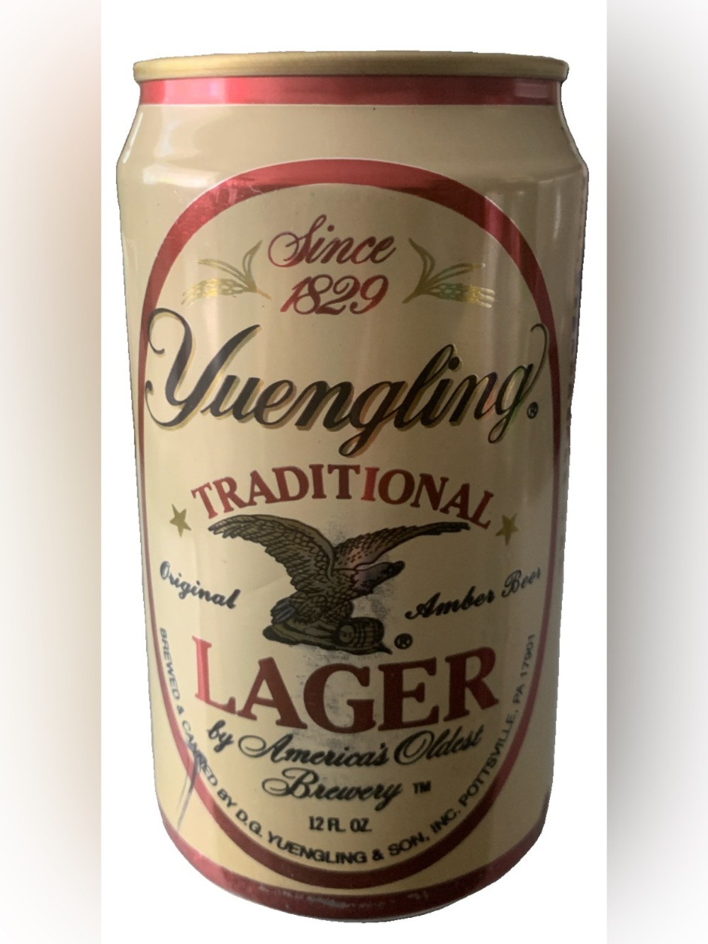 Vintage Beer Can Yuengling James River Steam Brewery Richmond VA Pull Tab Empty